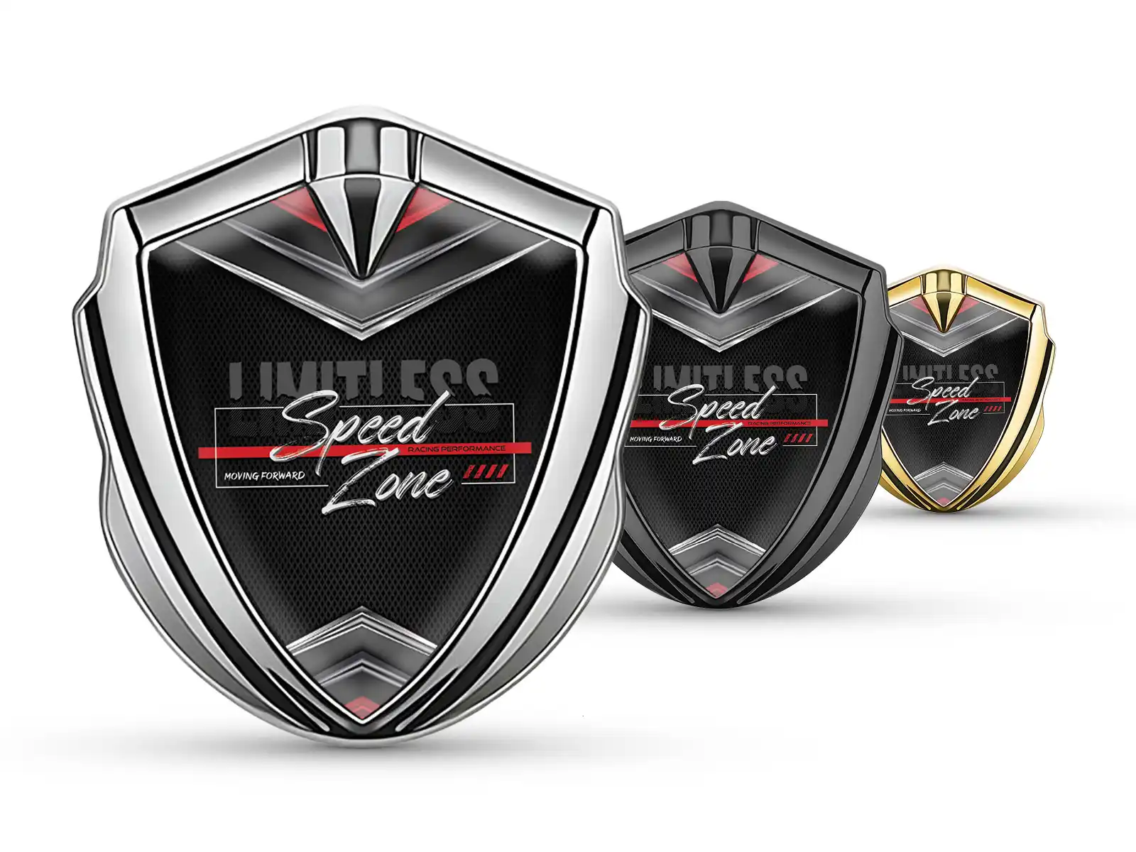 3d Logo Badge Luxury Design Alloy 3D Shield